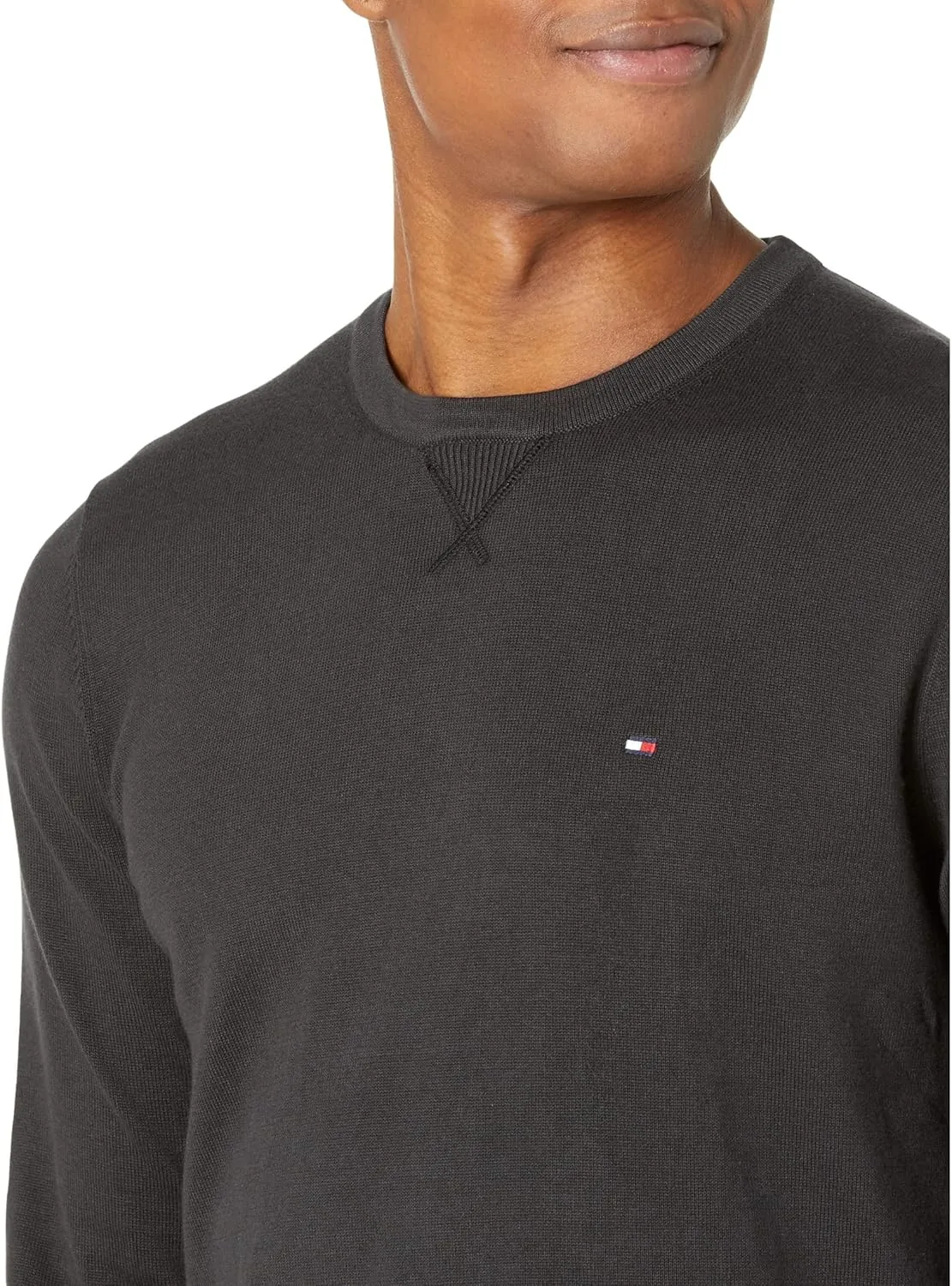Tommy Hilfiger Men's Solid Crewneck Sweater