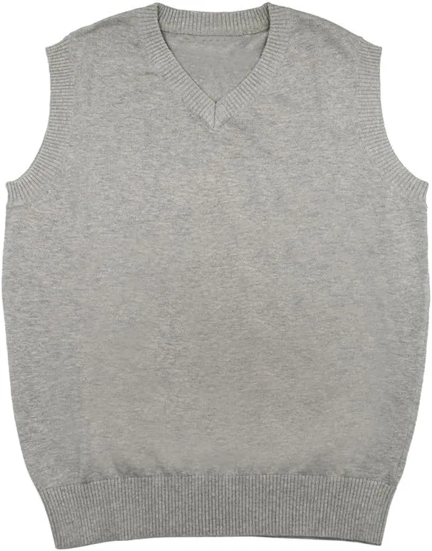 TopTie Men's 100% Cotton Knit Sweater Vest