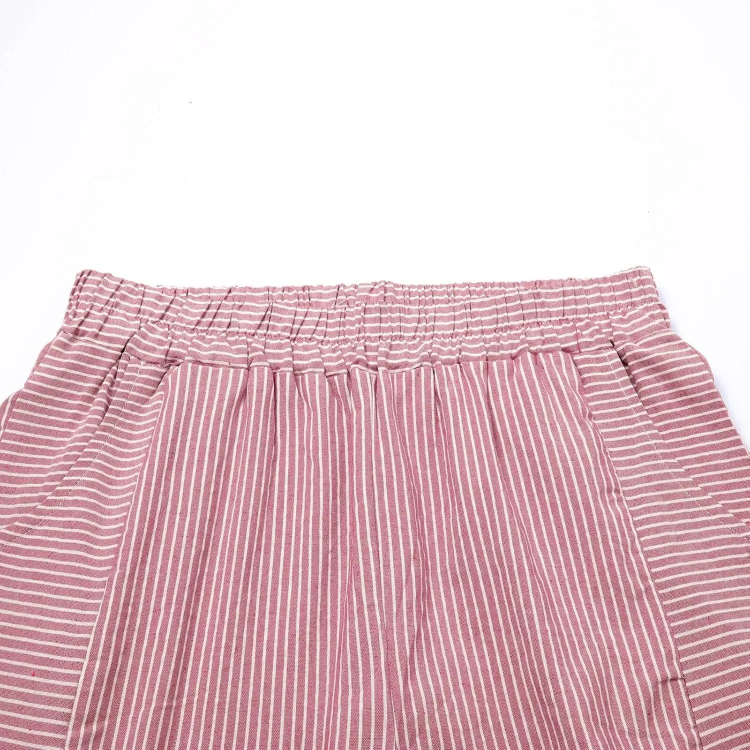 Trousers Pants for Women Vacation s Waist Side Back Four Pockets Buttoned 9/10 Pants Linen Blend Pants