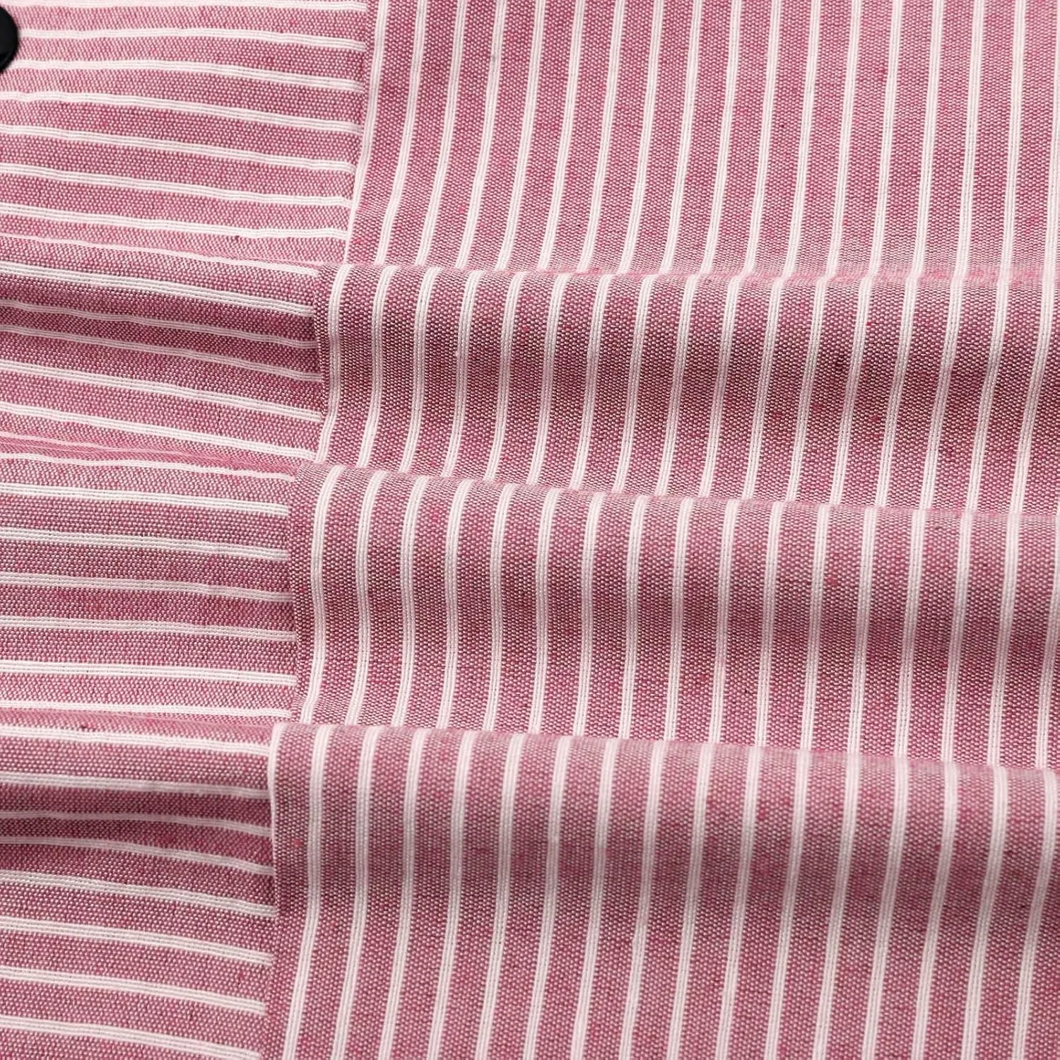Trousers Pants for Women Vacation s Waist Side Back Four Pockets Buttoned 9/10 Pants Linen Blend Pants