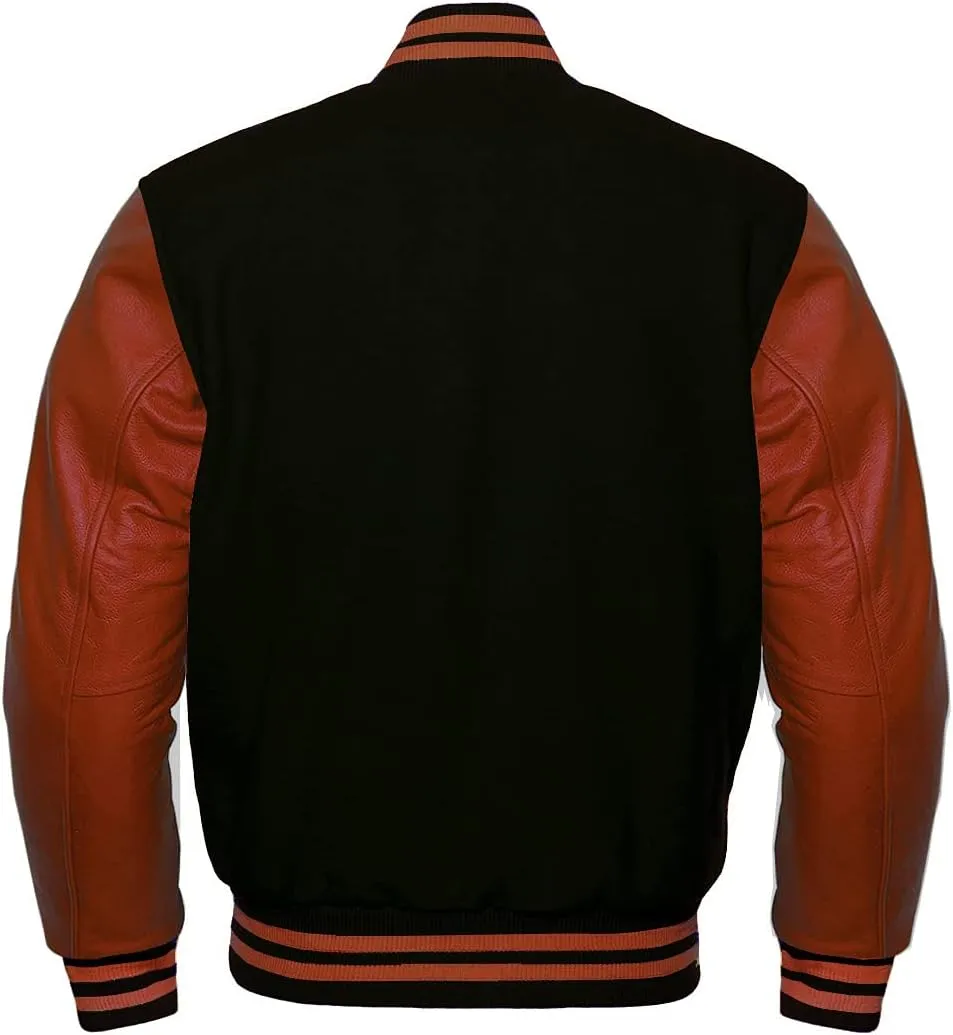 Varsity Jacket Baseball Letterman Jacket Wool and Leather All Color Hoodie & Basketball Jackets