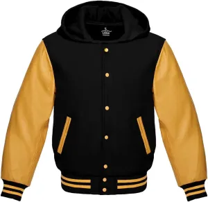 Varsity Jacket Baseball Letterman Jacket Wool and Leather All Color Hoodie & Basketball Jackets