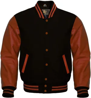 Varsity Jacket Baseball Letterman Jacket Wool and Leather All Color Hoodie & Basketball Jackets