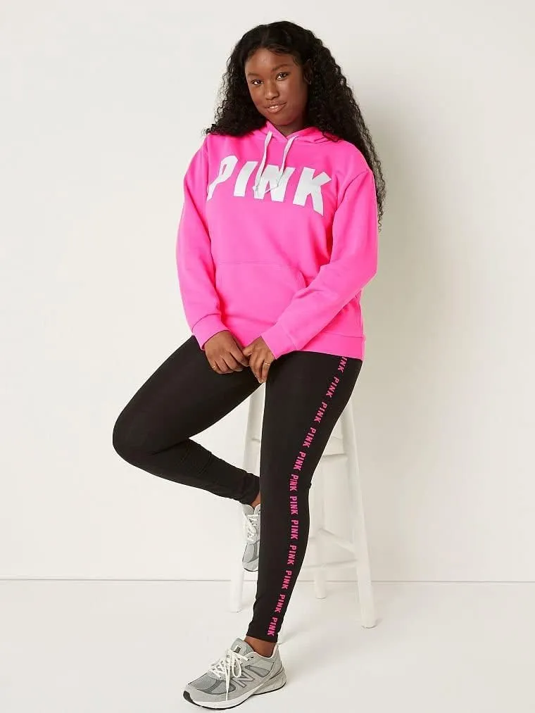 Victoria's Secret Women's PINK Logo Campus Hoodie Sweatshirt (XS-XXL)