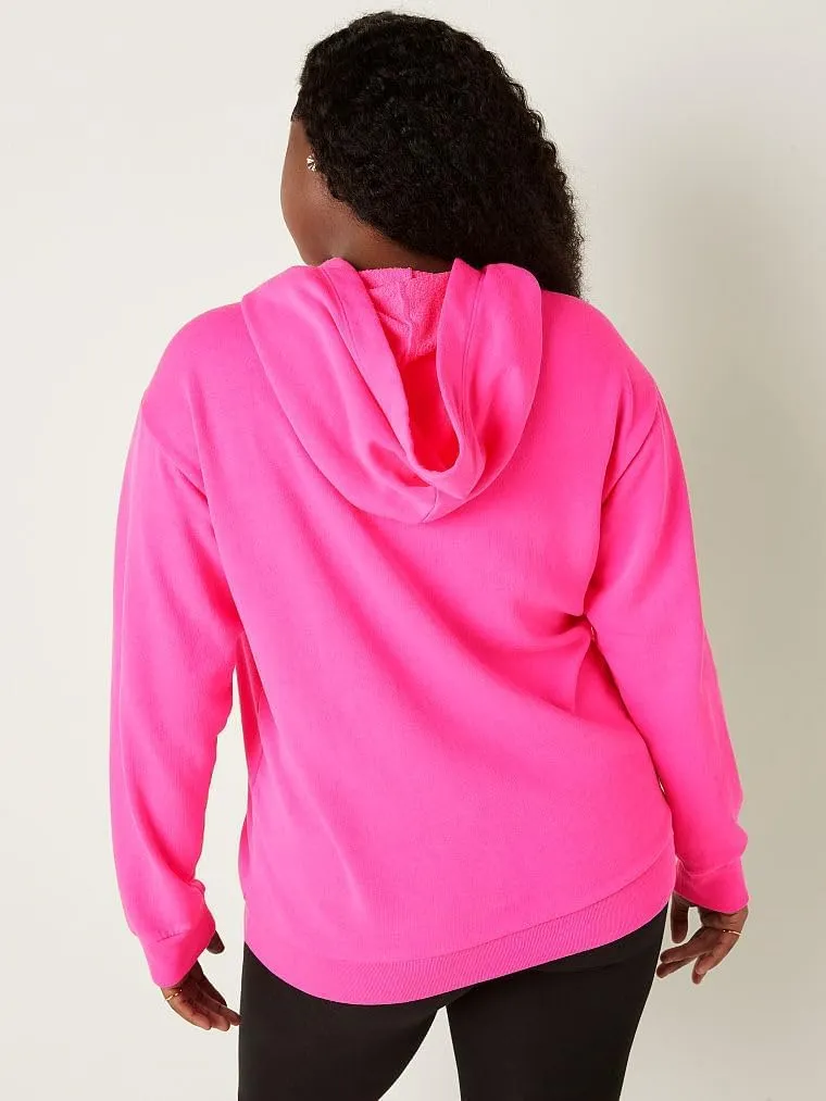 Victoria's Secret Women's PINK Logo Campus Hoodie Sweatshirt (XS-XXL)