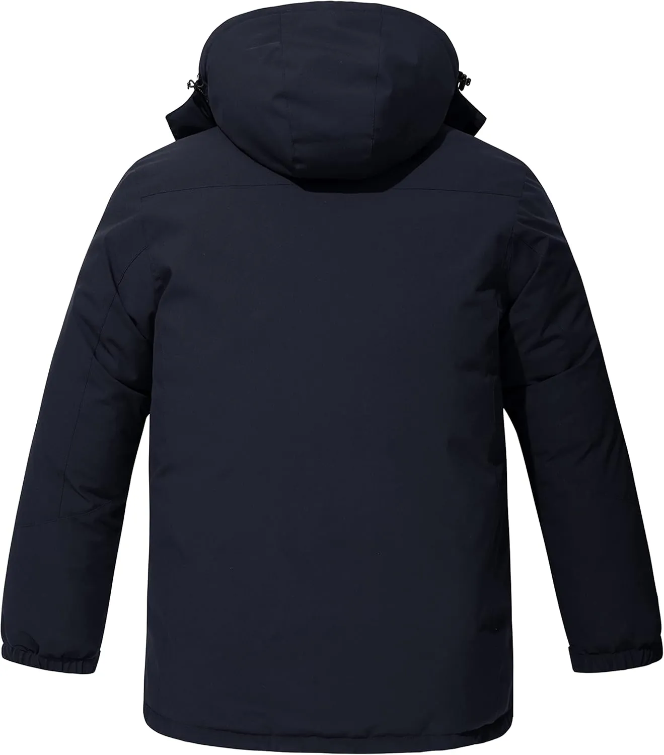 wantdo Men's Big and Tall Ski Jacket Waterproof Snowboarding Jacket Windproof Winter Coat with Hood