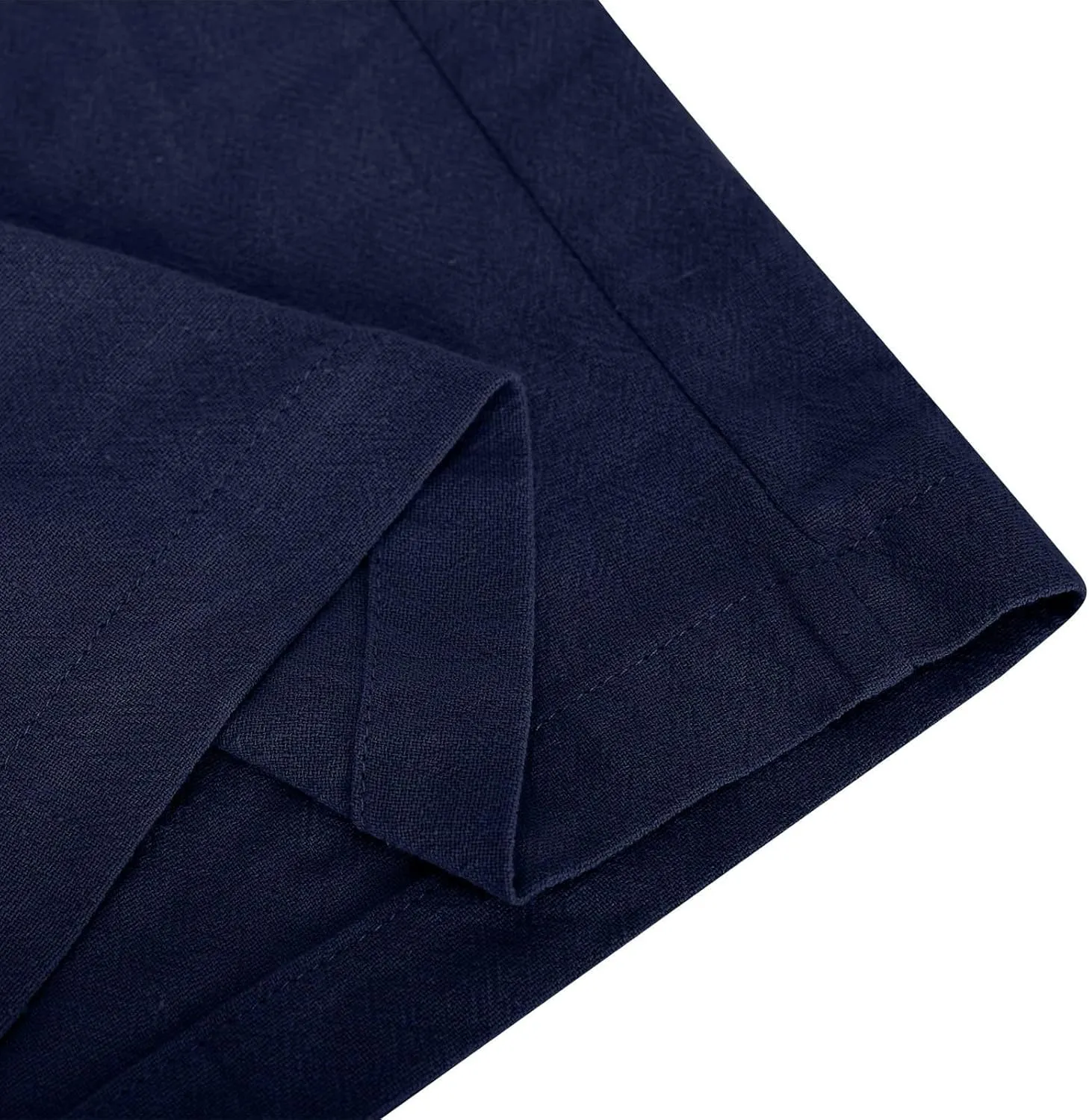 Women Linen Pants Summer Lightweight Cotton Linen Wide Leg Lounge Trousers Casual Elastic Waist Boho Beach Palazzo