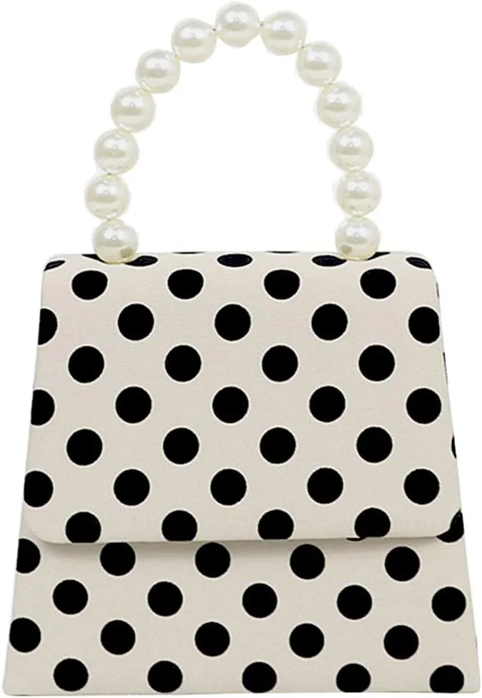 Women Polka Dot Tote Bag Top Handle Bag Shoulder Bag Crossbody Bag