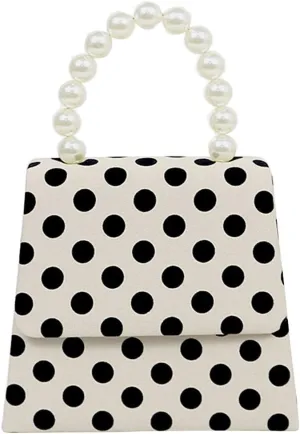 Women Polka Dot Tote Bag Top Handle Bag Shoulder Bag Crossbody Bag