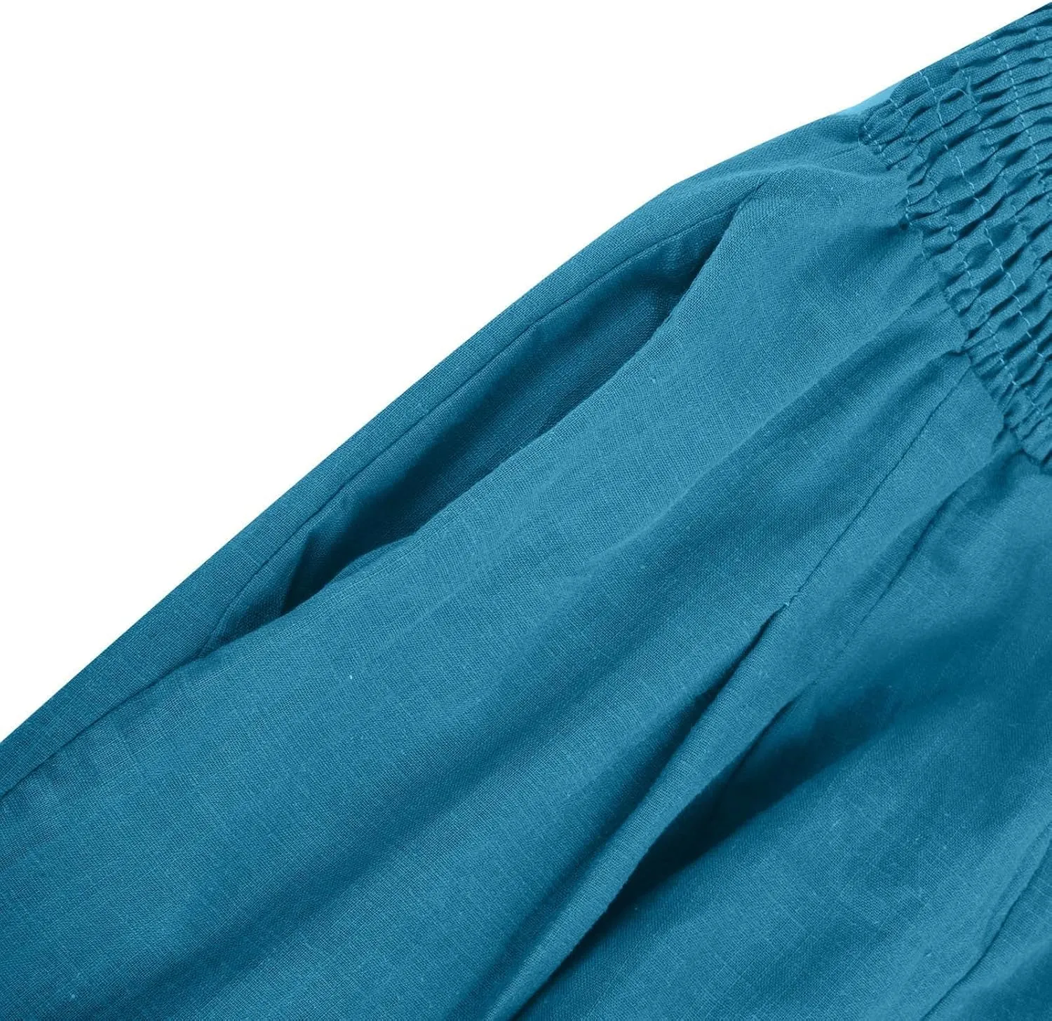 Womens Linen Palazzo Pants 2025 Summer Wide Leg Trouser High Waist Casual Lounge Pant Beach Travel Vacation Outfits