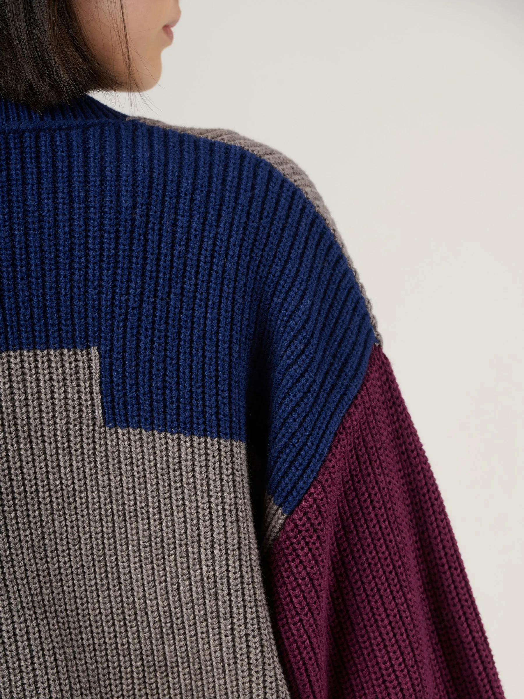 Wool Cotton Blend Nikko Cardigan