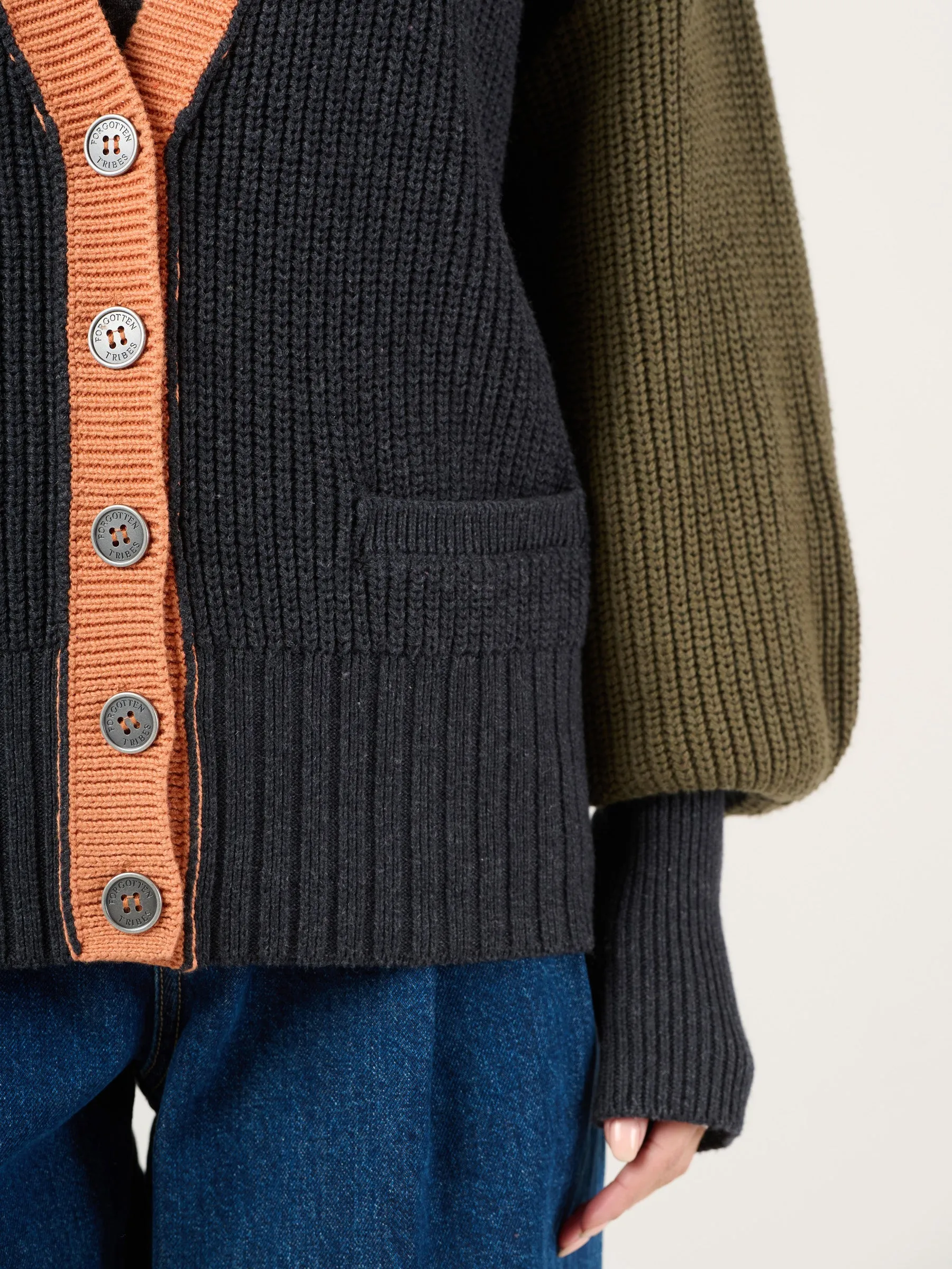 Wool Cotton Blend Nikko Cardigan