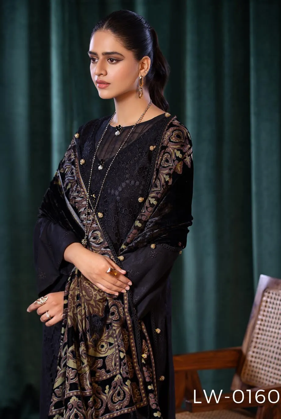 Wool Shirt with Palachi Shawls by Lala WSP2
