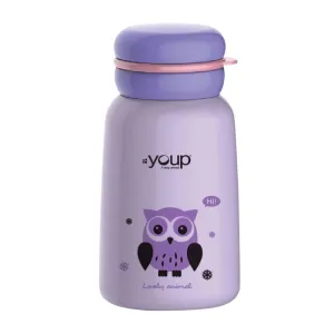 Youp Stainless Steel Insulated Purple Color Kids Water Bottle Yp302 - 300 Ml