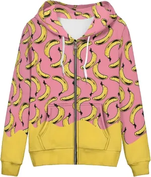 Zip Up Hoodie with Pocket Womens Hoodies for Fall Spring Streetwear Long Sleeve Tops