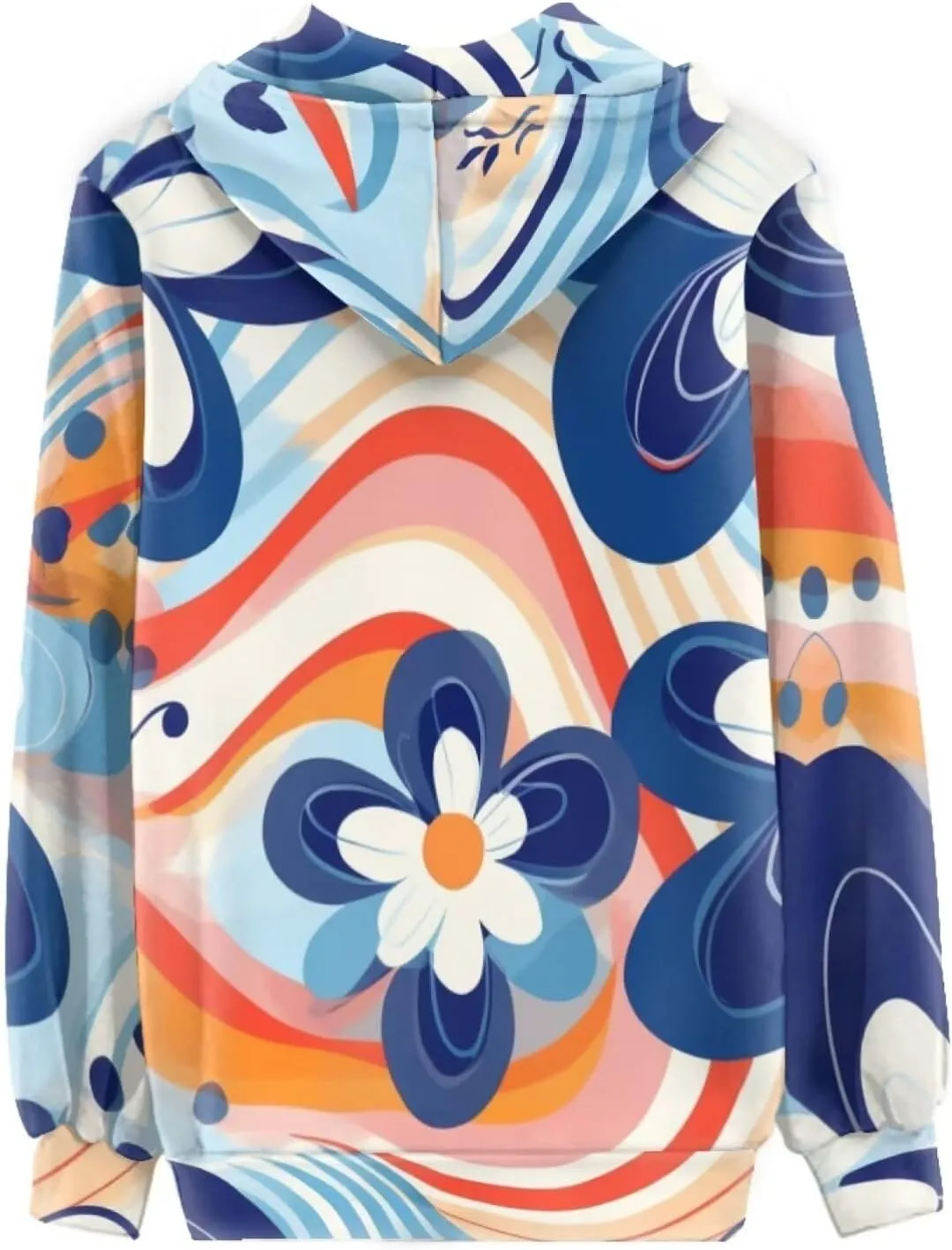 Zip Up Hoodie with Pocket Womens Hoodies for Fall Spring Streetwear Long Sleeve Tops