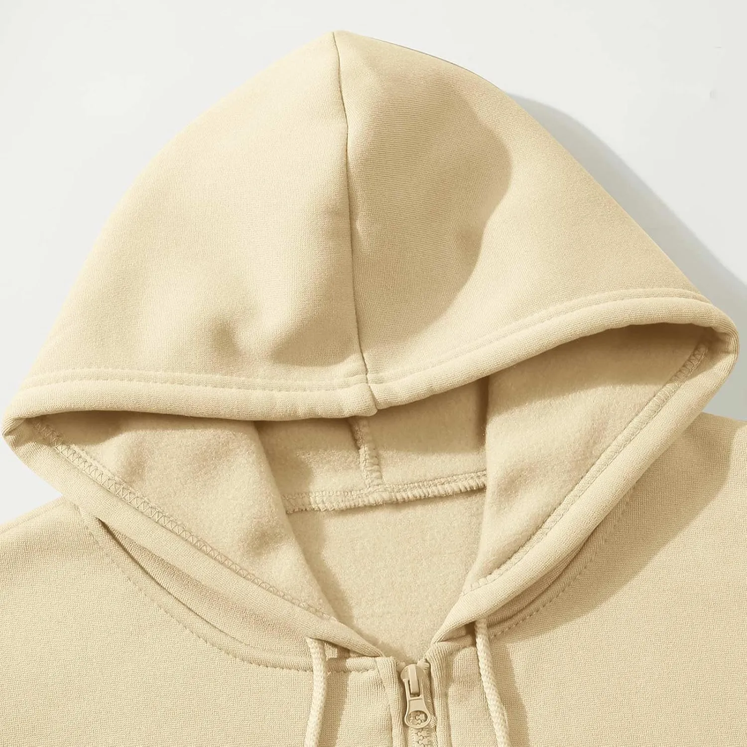 Zip Up Hoodie Women Long Sleeve Oversized Fleece Sweatshirt Comfy Fall Fashion Hooded Jackets Pullover with Pocket